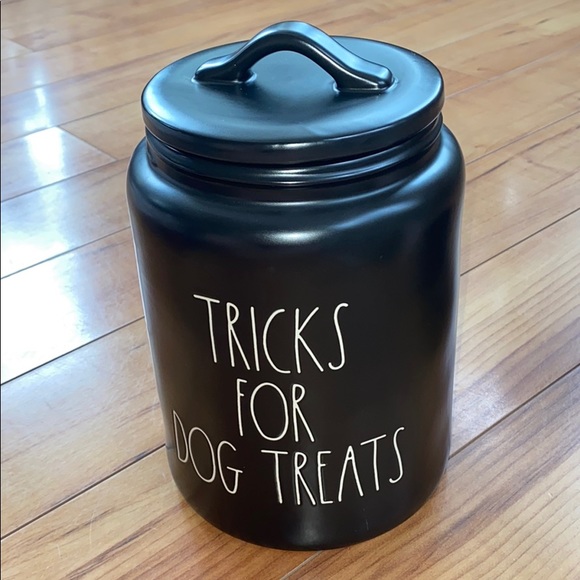 Rae Dunn Kitchen Rae Dunn Tricks For Dog Treats Canister Poshmark